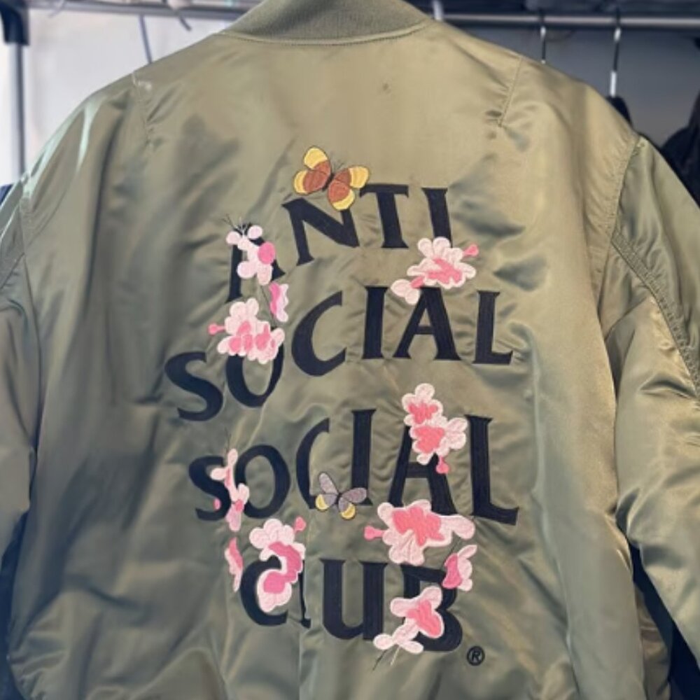 Anti Social Social Club x Alpha Industries MA-1 Bomber Jacket